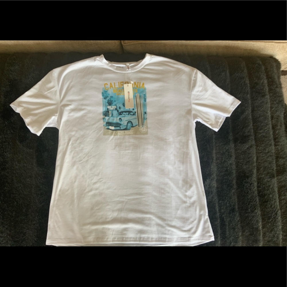 NWT Long Beach Short Sleeve T Shirt Size M
